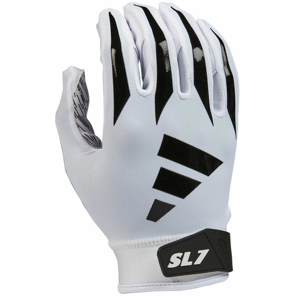 Adidas Scorchlight 7 Mens Small Football Receiver Gloves SL7 White/Black